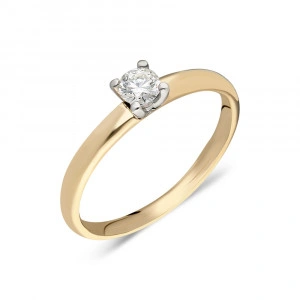 Inel de logodna cu diamant - 0,18CT