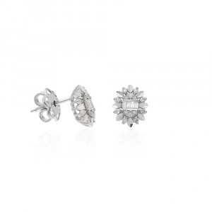 Cercei cu diamante - 0,06CT; 0,21CT