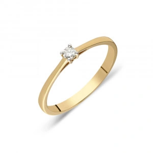 Inel de logodna cu diamant - 0,07CT