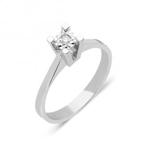 Inel de logodna cu diamant -0,03CT