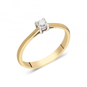 Inel de logodna cu diamant - 0,17CT