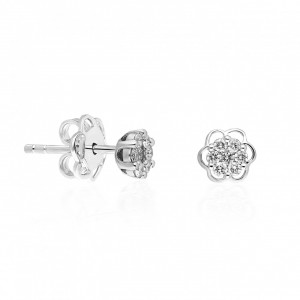 Cercei cu diamante - 0,26CT