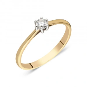 Inel de logodna cu diamant - 0,14CT