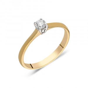 Inel de logodna cu diamant- 0,16CT