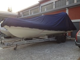 TELO COPRIGOMMONE SU MISURA - COPRIBARCA COPRI BARCA GOMMONE MOTORE CONSOLLE