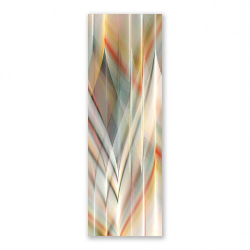 Tablou Canvas - Tablouri Abstracte II, Linii, Curbe, 50 x 150 cm