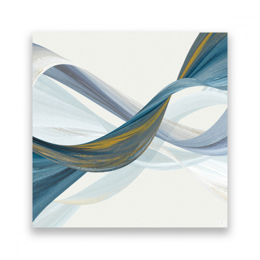Tablou Canvas - Tablouri Abstracte, Modern, Forme, Albastru, 100 x 100 cm