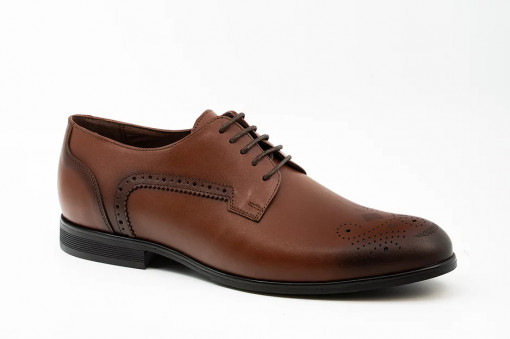 Elegant men's shoes Dark brown Baroque
