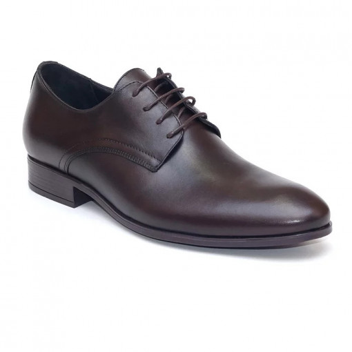 Elegant men's shoes Prague Dark brown