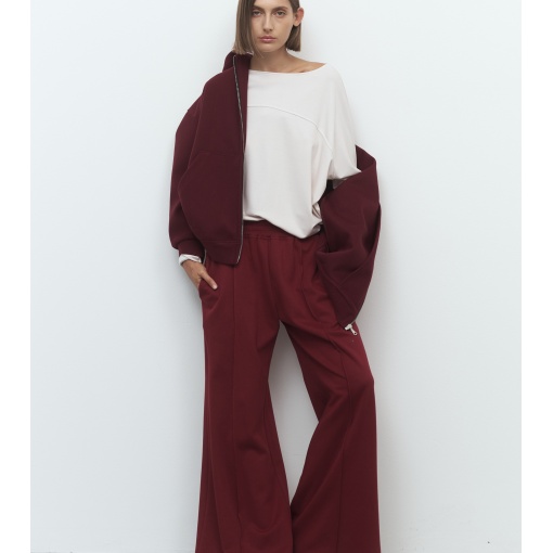Hanorac supradimensionat | Burgundy