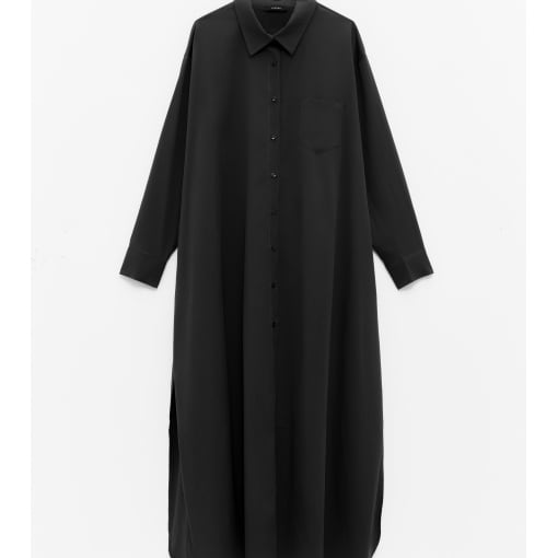 Rochie tip camasa | Negru