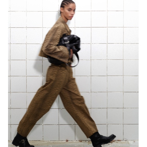 Pantaloni animal print