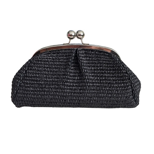 The Clutch | Rafie | MINI | Negru