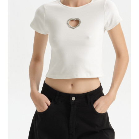 Tricou Inimă Pietre