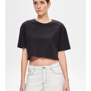Tricou scurt cu pietre - Img 3