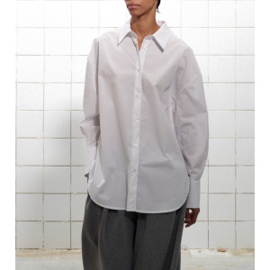 Camasa oversized | Alb - Img 2