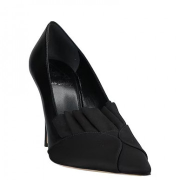 Stiletto piele si satin - Img 4