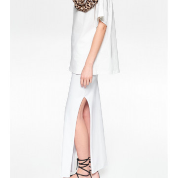 Tricou cu floare animal print - Img 2