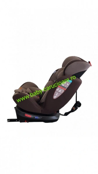 Scaun-auto-cu -sofix-360°-i-Size-Omologare-R-129-Baby-Care-Brown - Img 2