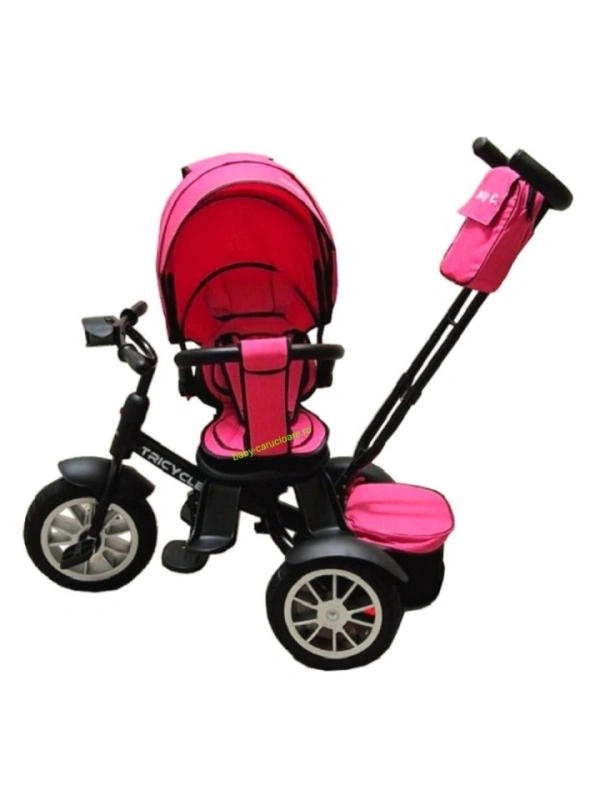 Tricicleta-multifuncționala-Turbo-Bike-cu-poziție-pentru-somn-Baby-Care-Roz - Img 2