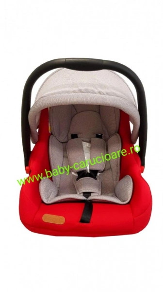 Scaun auto 0-13 kg Baby Care Roșu + Gri - Img 2