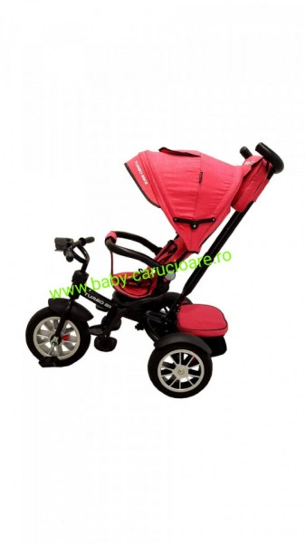 Tricicleta Turbo Bike cu poziție pentru somn Baby Care Pink - Img 3