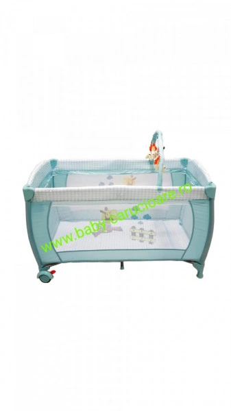 Patut cu fermoar 2 in 1 Baby Care FG Albastru Azur - Img 3