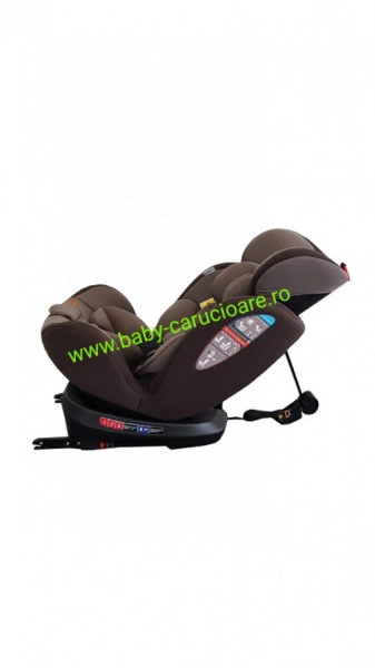 Scaun-auto-cu -sofix-360°-i-Size-Omologare-R-129-Baby-Care-Brown - Img 4