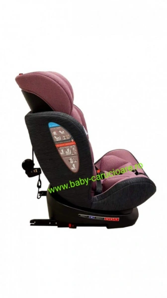 Scaun-auto-cu -sofix-360°-i-Size-Omologare-R-129-Baby-Care-Purple - Img 5