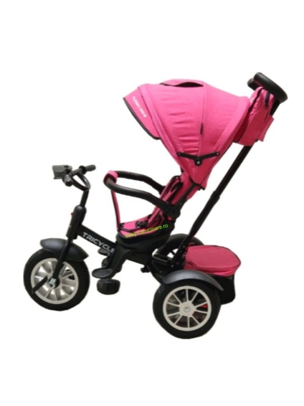 Tricicleta-multifuncționala-Turbo-Bike-cu-poziție-pentru-somn-Baby-Care-Roz - Img 4