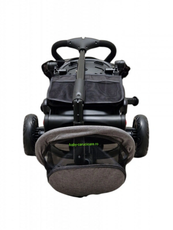 Tricicleta-pliabila-multifuncționala-360°-Baby-C-cu-poziție-pentru-somn-cod-T-08-E-Gri - Img 6
