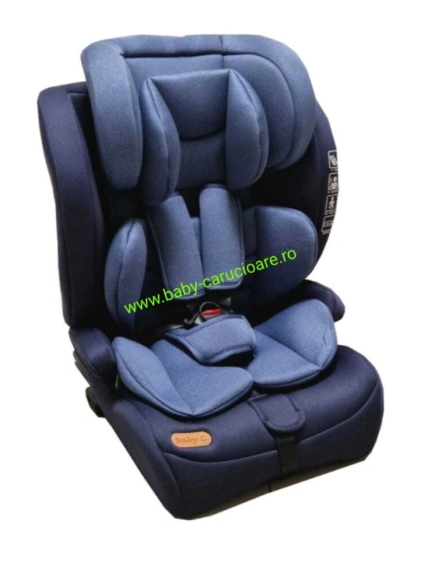 Scaun-Auto-cu-Isofix-Baby-C-Safety-Plus-Omologare-R-129-i-Size-9-36-kg-Albastru - Img 2