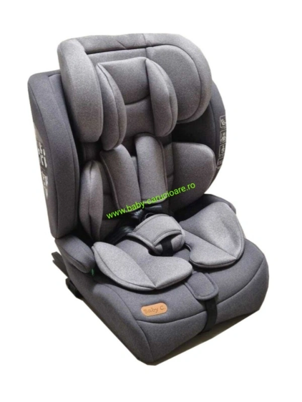 Scaun-Auto-cu-Isofix-Baby-C-Safety-Plus-Omologare-R-129-i-Size-9-36-kg-Gri - Img 2