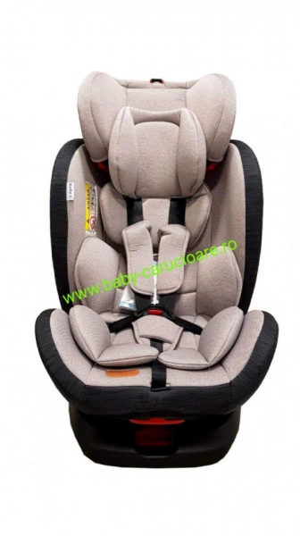 Scaun-auto-cu -sofix-360°-i-Size-Omologare-R-129-Baby-Care-Gri - Img 5