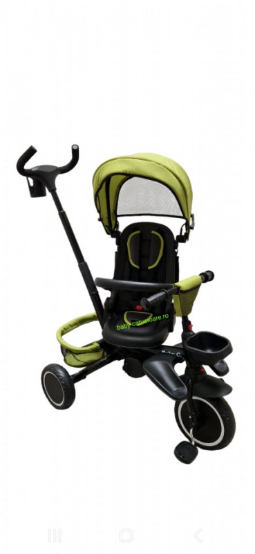 Tricicleta-pliabila-multifuncționala-360°-Baby-C-cu-poziție-pentru-somn-cod-T-08-E-Verde - Img 3