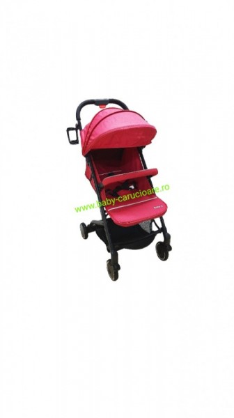 Cărucior sport ultracompact troller Baby Care A8 Rosu