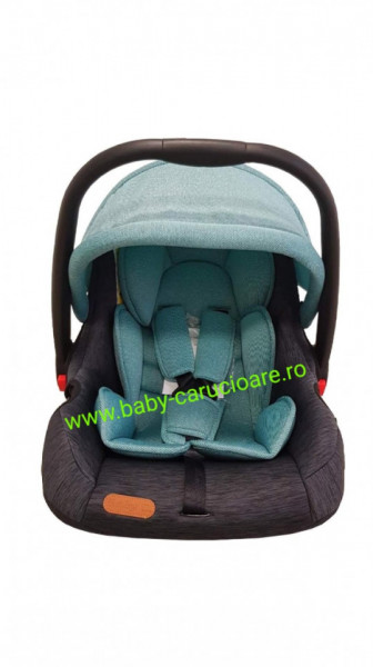 Scaun auto 0-13kg Baby Care Verde Turquoise - Img 2