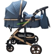 Cărucior-nou-născut-2-în-1-Baby-C-geantă-multifuncționala-plasă-pentru-insecte-cod-531-A-Albastru-Design