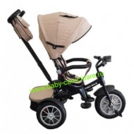 Tricicleta multifuncționala Turbo Bike cu poziție pentru somn Baby Care Capuccino - Img 3