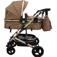 Cărucior-nou-născut-2-în-1-Baby-C-geantă-multifuncționala-plasă-pentru-insecte-cod-531-A-Bambucci