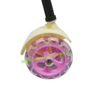 Premergator cu roți din silicon Baby Care Roz - Img 3