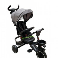 Tricicleta-pliabila-multifuncționala-360°-Baby-C-cu-poziție-pentru-somn-cod-T-08-E-Gri - Img 2
