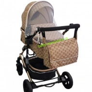 Cărucior-nou-născut-2-în-1-Baby-C-geantă-multifuncționala-plasă-pentru-insecte-cod-531-A-Bambucci - Img 4