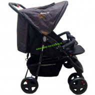 -Carucior-nou-nascut-2-in-1-Baby-C-pentru-gemeni-cod-P-700-Gri-Design-1 - Img 4