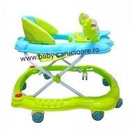 Premergator cu roți din silicon Baby Care Aqua - Img 2