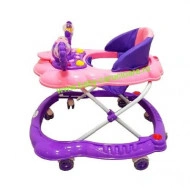 Premergător cu roți din silicon Baby Care Ratusca Purple - Img 2