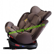 Scaun-auto-cu -sofix-360°-i-Size-Omologare-R-129-Baby-Care-Brown