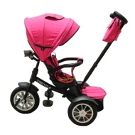 Tricicleta-multifuncționala-Turbo-Bike-cu-poziție-pentru-somn-Baby-Care-Roz
