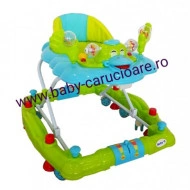 Premergator balansoar 2 in 1 cu roți din silicon Baby Care Ratusca Aqua - Img 5