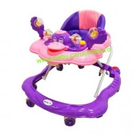 Premergător cu roți din silicon Baby Care Ratusca Purple - Img 3